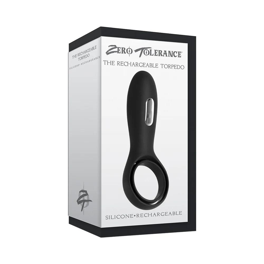 Zero Tolerance The Torpedo Rechargeable Vibrating Silicone Cockring - Buy At Luxury Toy X - Free 3-Day Shipping