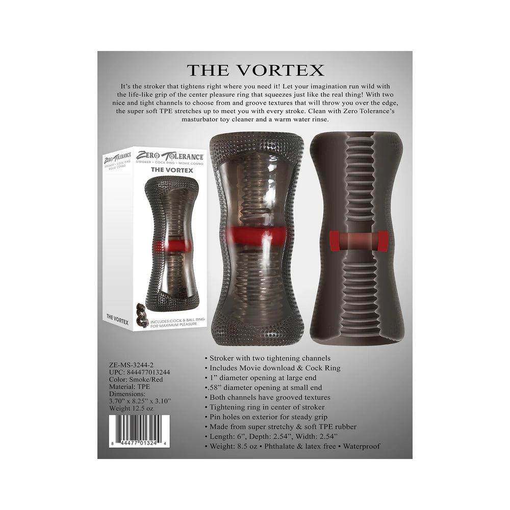 Zero Tolerance The Vortex Dual-Ended Stroker With Movie Download Smoke - Buy At Luxury Toy X - Free 3-Day Shipping