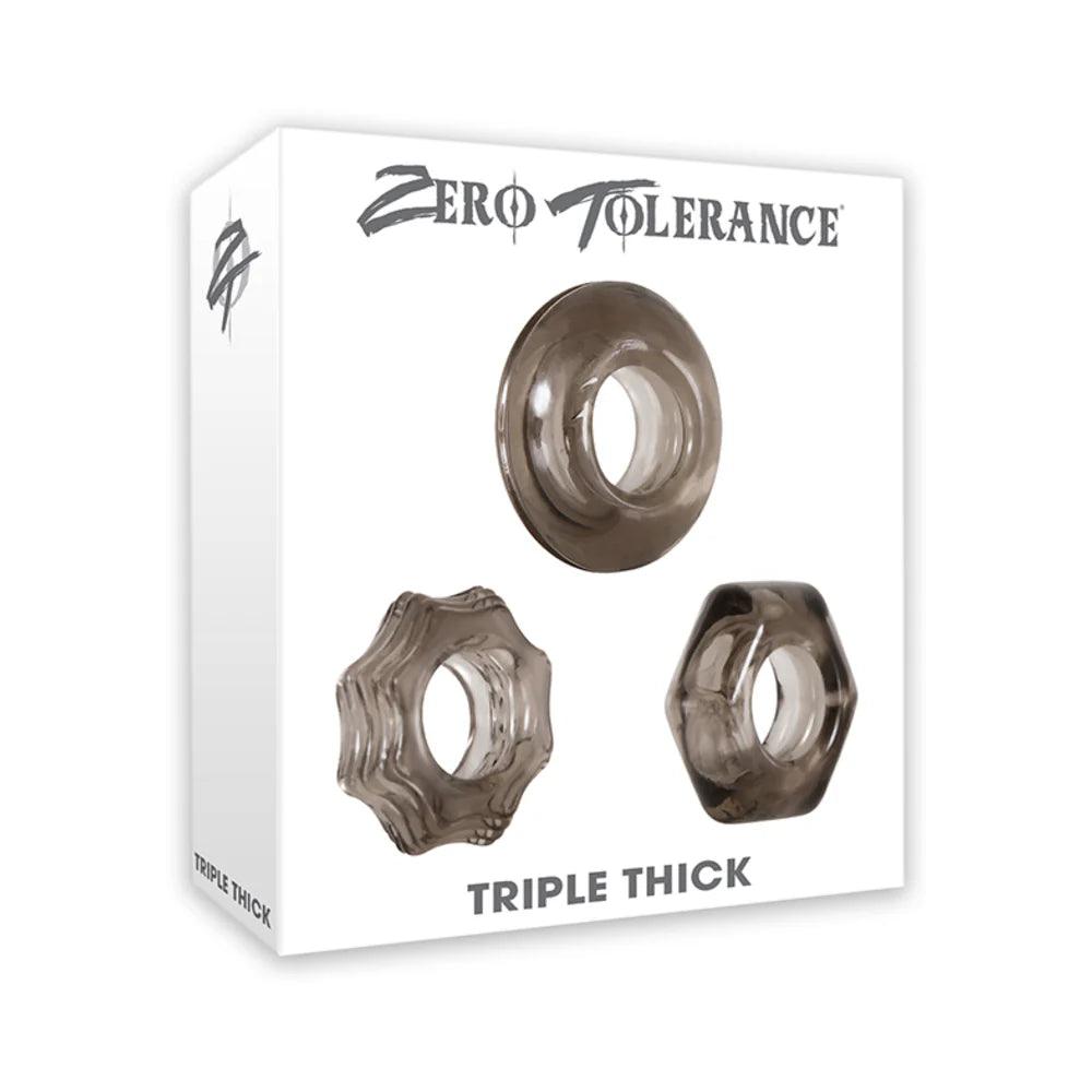 Zero Tolerance Triple Thick 3-Piece Cockring Set - Buy At Luxury Toy X - Free 3-Day Shipping