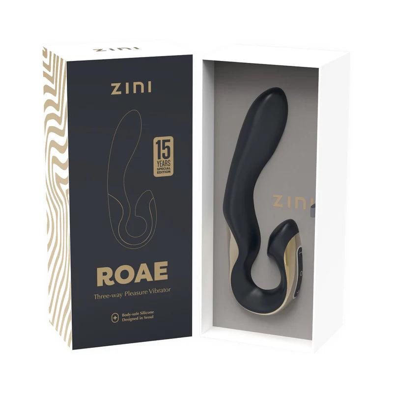 Zini Roae SE Black/Gold Vibrator - Buy At Luxury Toy X - Free 3-Day Shipping