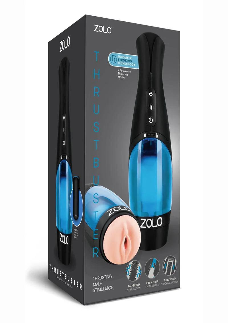 ZOLO Thrustbuster Rechargeable Vibrating Masturbator - Buy At Luxury Toy X - Free 3-Day Shipping