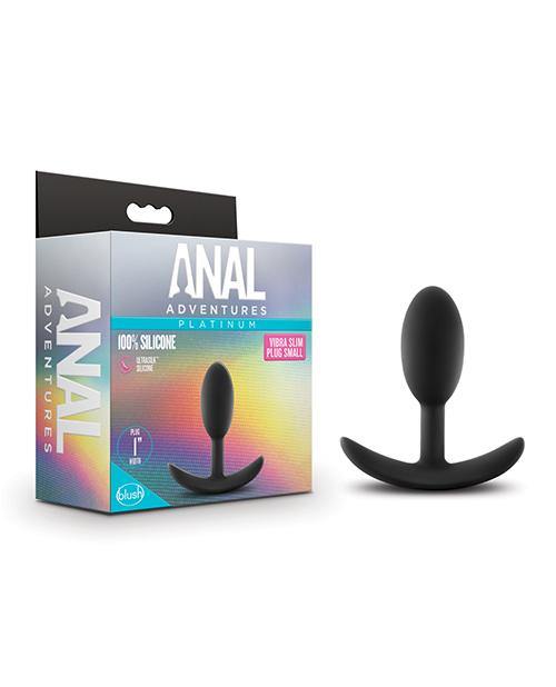 Anal Adventures Platinum Silicone Vibra Slim Butt Plug - Buy At Luxury Toy X - Free 3-Day Shipping