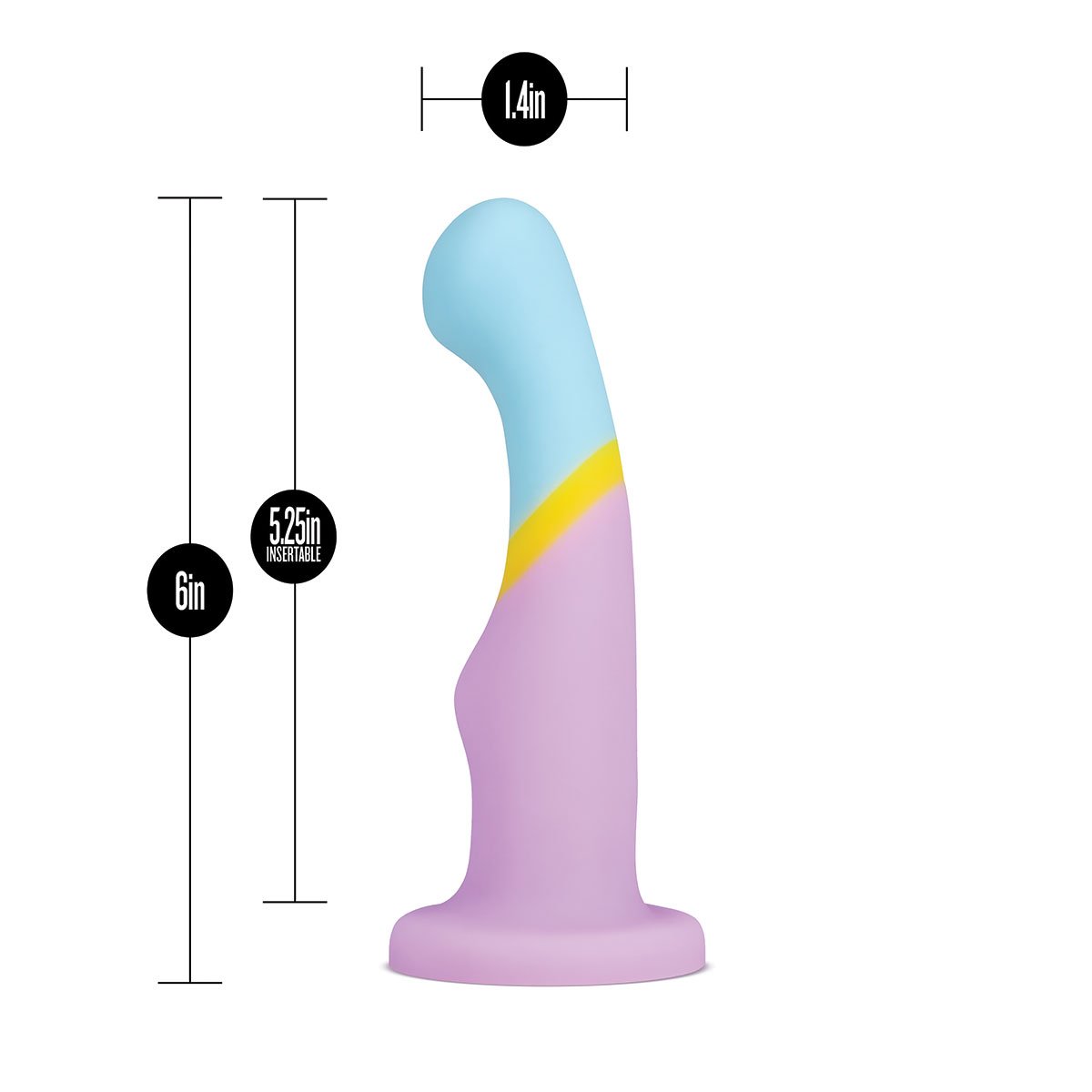 Avant D14 Heart Of Gold 6-Inch Silicone Dildo - Buy At Luxury Toy X - Free 3-Day Shipping