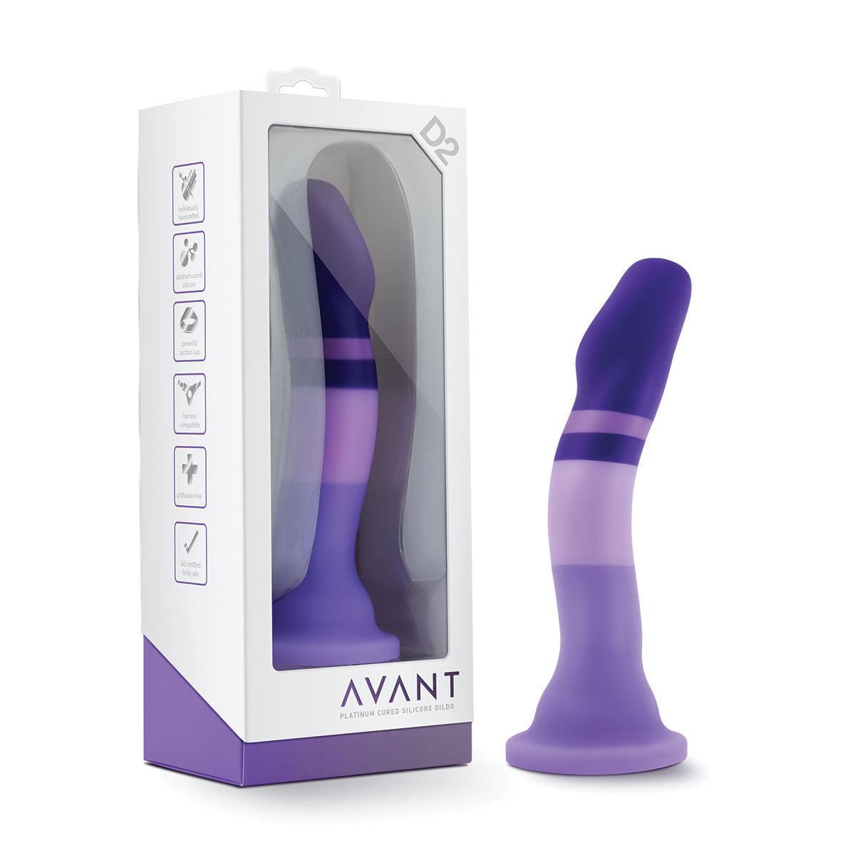 Avant D2 Purple Rain 7.5-Inch Silicone Dildo - Buy At Luxury Toy X - Free 3-Day Shipping