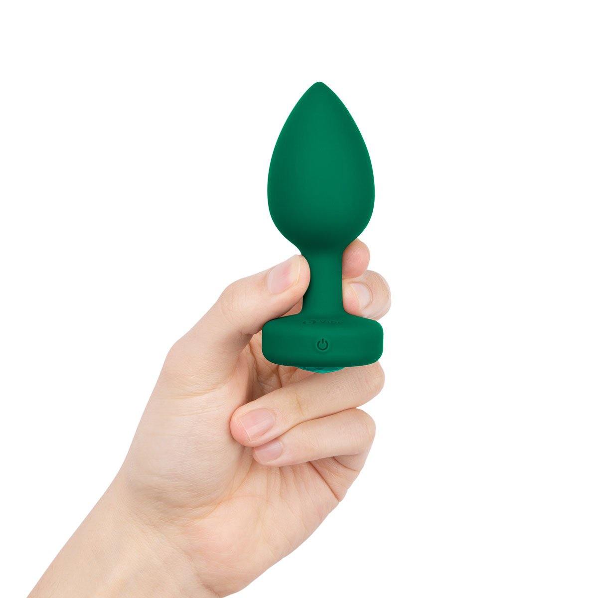 B-Vibe Vibrating Jewel Plug Medium/Large - Buy At Luxury Toy X - Free 3-Day Shipping