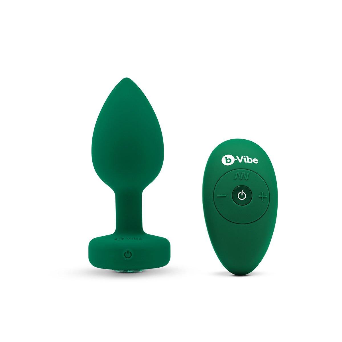 B-Vibe Vibrating Jewel Plug Medium/Large - Buy At Luxury Toy X - Free 3-Day Shipping