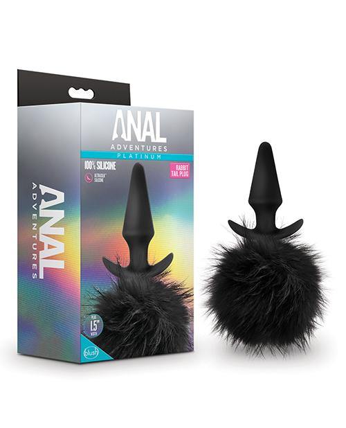 Blush Anal Adventures Platinum Rabbit Tail Plug - Buy At Luxury Toy X - Free 3-Day Shipping