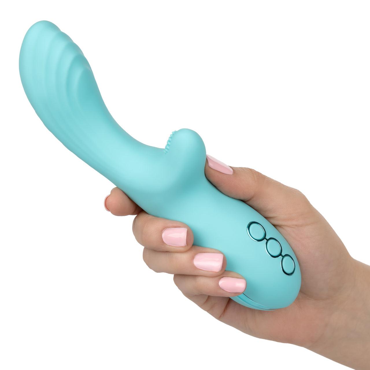 California Dreaming Catalina Climaxer Rechargeable Rotating Silicone Vibrator - Buy At Luxury Toy X - Free 3-Day Shipping