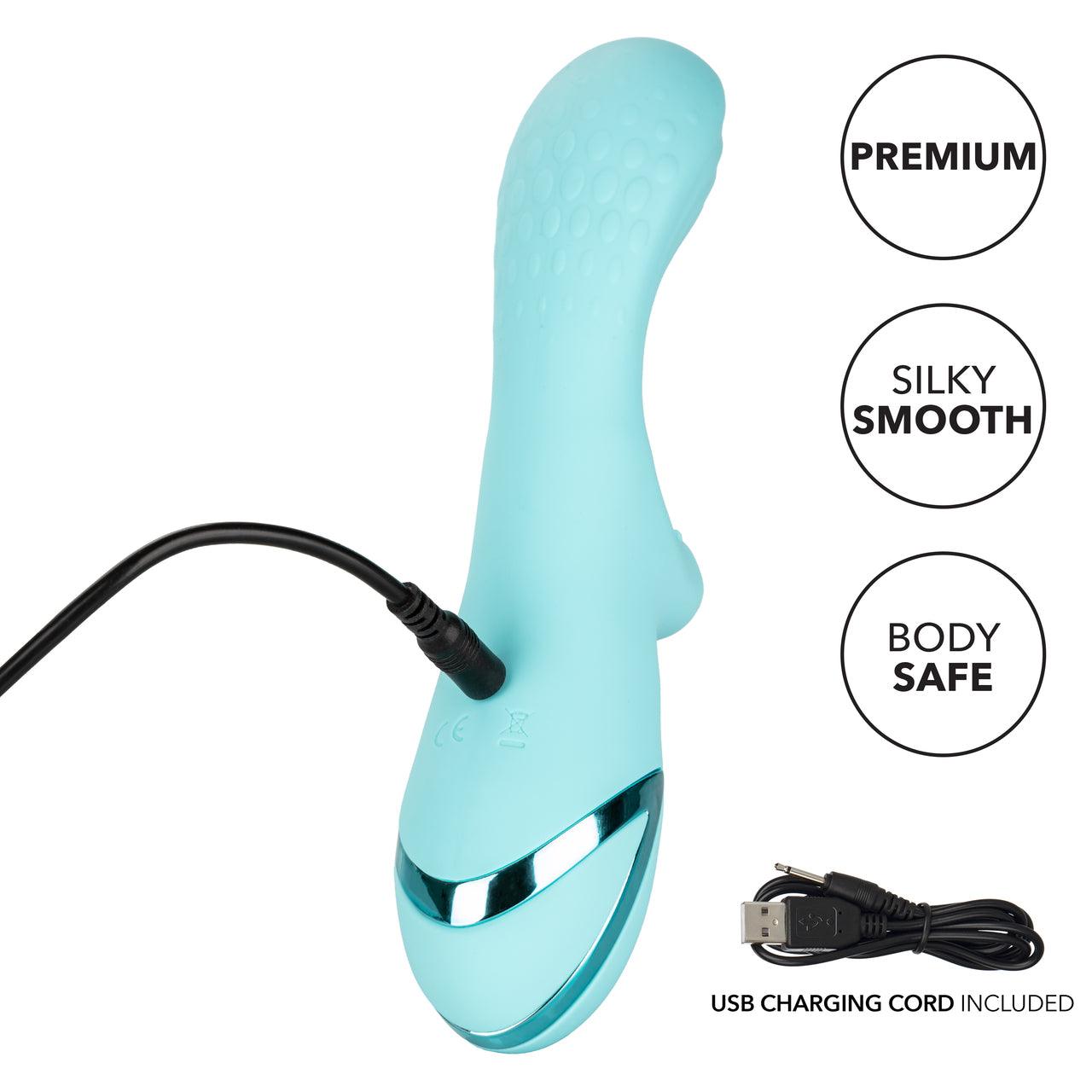 California Dreaming Catalina Climaxer Rechargeable Rotating Silicone Vibrator - Buy At Luxury Toy X - Free 3-Day Shipping