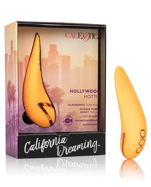 California Dreaming Hollywood Hottie Rechargeable Silicone Compact Vibrator - Buy At Luxury Toy X - Free 3-Day Shipping