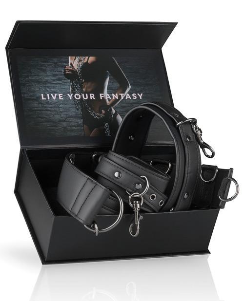 Easy Toys Faux Leather Neck To Wrist Restraint Set - Buy At Luxury Toy X - Free 3-Day Shipping