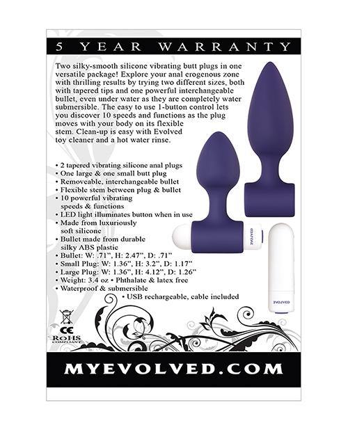 Evolved Dynamic Duo Anal Rechargeable - Buy At Luxury Toy X - Free 3-Day Shipping