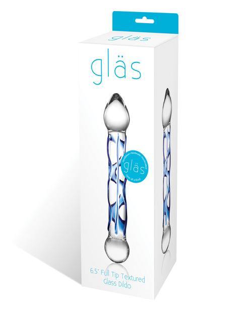 Glas Tip Textured Glass Dildo - Buy At Luxury Toy X - Free 3-Day Shipping