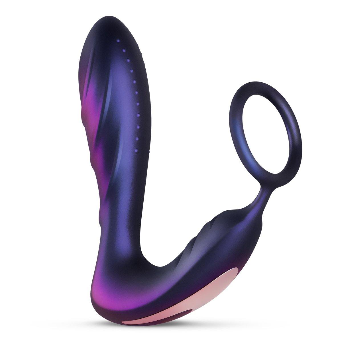 Hueman Black Hole Anal Vibrator With Penis Ring - Buy At Luxury Toy X - Free 3-Day Shipping