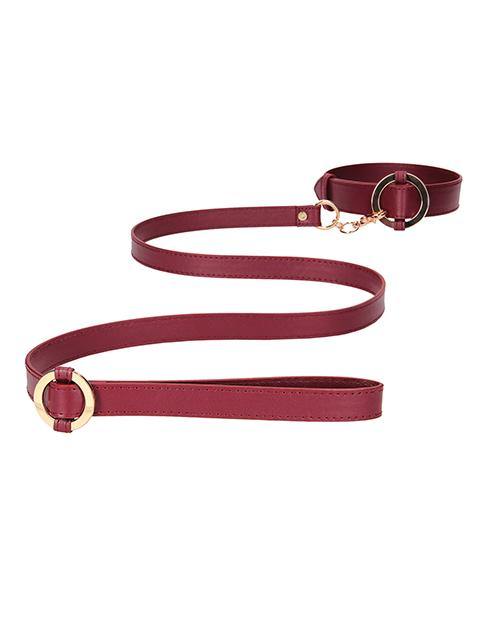 Ouch! Halo Ringed Collar With Leash - Buy At Luxury Toy X - Free 3-Day Shipping