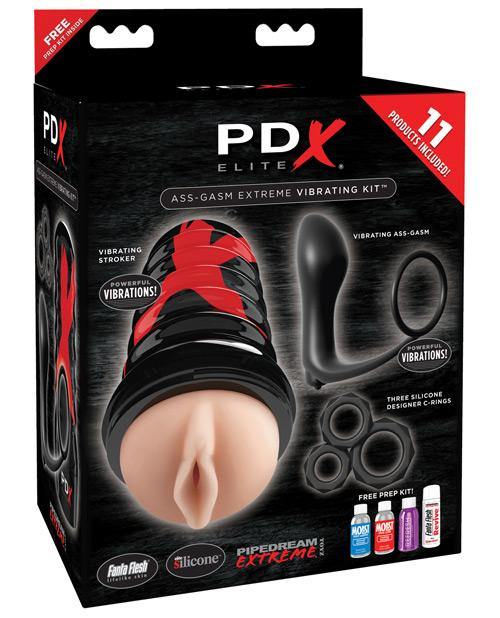 PDX Elite Ass-Gasm Extreme Vibrating 7-Piece Kit - Buy At Luxury Toy X - Free 3-Day Shipping