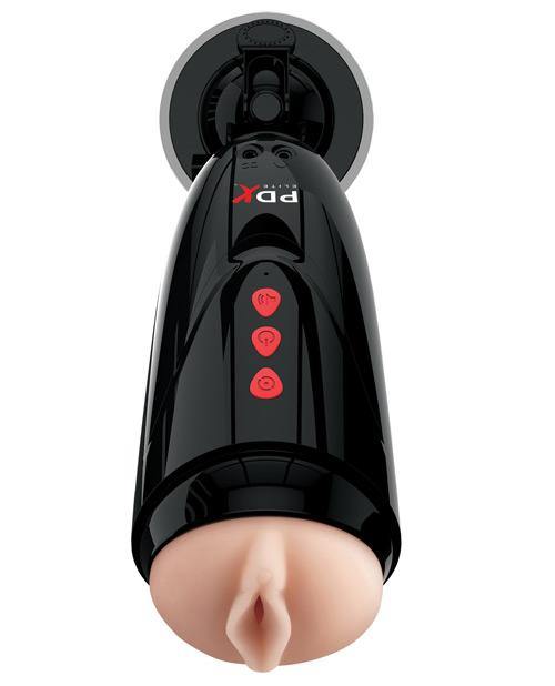 PDX Elite Rechargeable Dirty Talk Starter Masturbator - Buy At Luxury Toy X - Free 3-Day Shipping