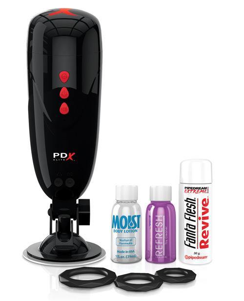 PDX Elite Rechargeable Dirty Talk Starter Masturbator - Buy At Luxury Toy X - Free 3-Day Shipping