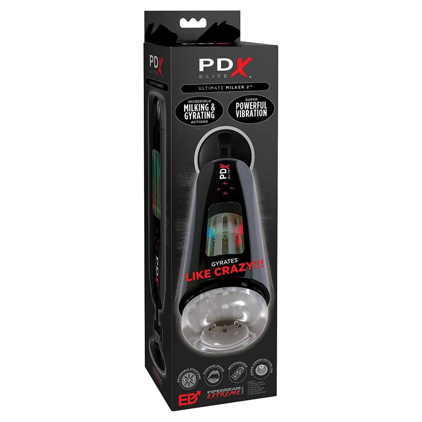 PDX Elite Ultimate Milker 2 Rechargeable Masturbator - Buy At Luxury Toy X - Free 3-Day Shipping