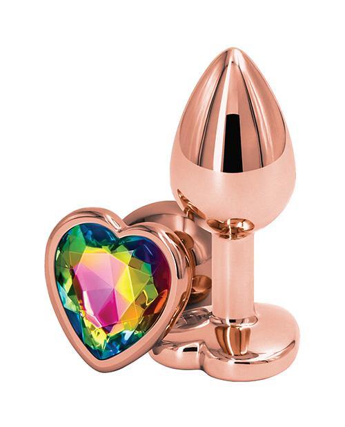 Rear Assets Rose Gold Heart Plug - Medium - Buy At Luxury Toy X - Free 3-Day Shipping