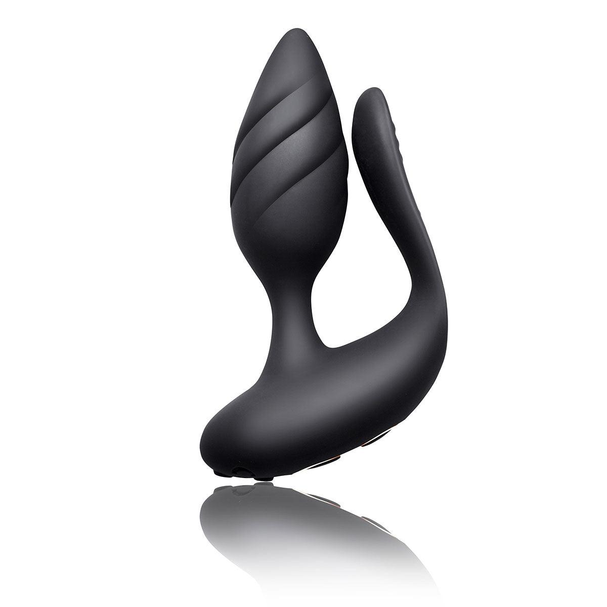 Rocks Off Cocktail Rechargeable Silicone Couples Vibrator with Remote Control - Buy At Luxury Toy X - Free 3-Day Shipping