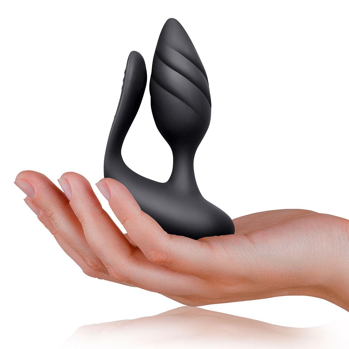 Rocks Off Cocktail Rechargeable Silicone Couples Vibrator with Remote Control - Buy At Luxury Toy X - Free 3-Day Shipping