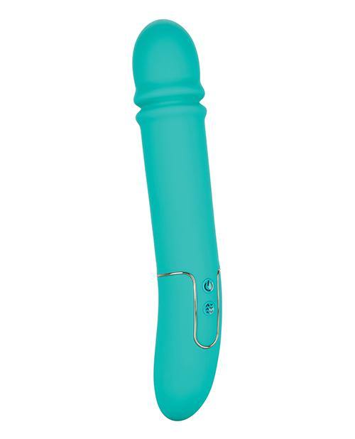 Shameless Flirt Rechargeable Silicone Thrusting Vibrator - Buy At Luxury Toy X - Free 3-Day Shipping