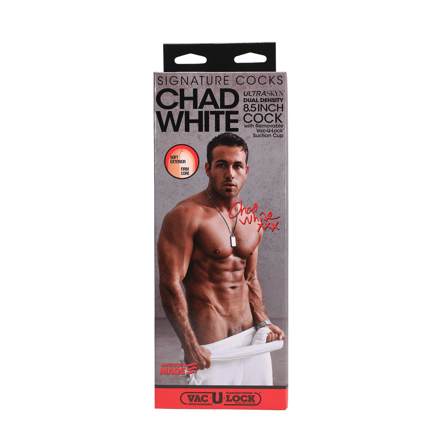 Signature Series Chad White 8.5 Cock - Buy At Luxury Toy X - Free 3-Day Shipping