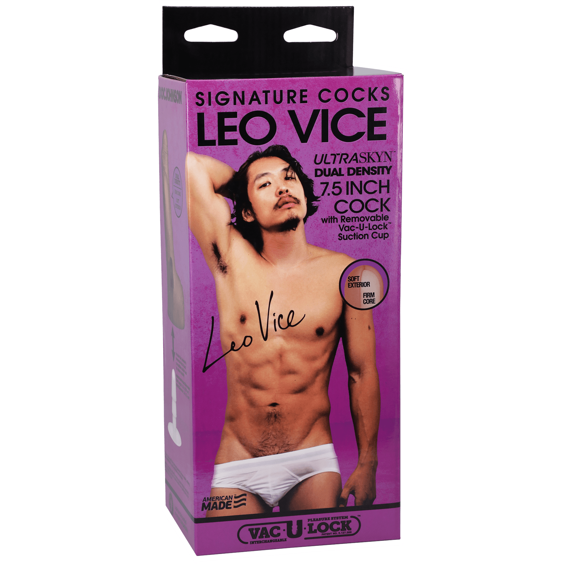 Signature Series Leo Vice 7.5 Inch ULTRASKYN Dildo - Buy At Luxury Toy X - Free 3-Day Shipping