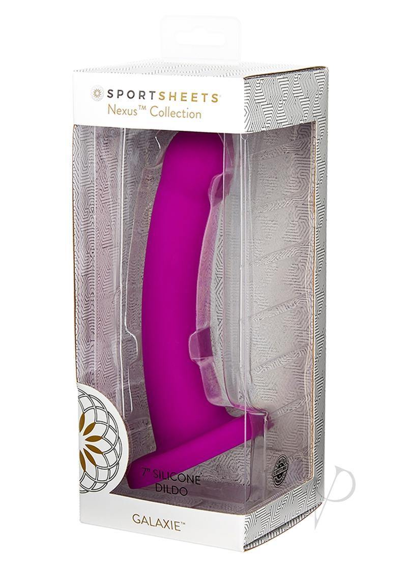 Sportsheets Nexus Collection Galaxie 7 in. Silicone Dildo with Suction Cup Plum - Buy At Luxury Toy X - Free 3-Day Shipping