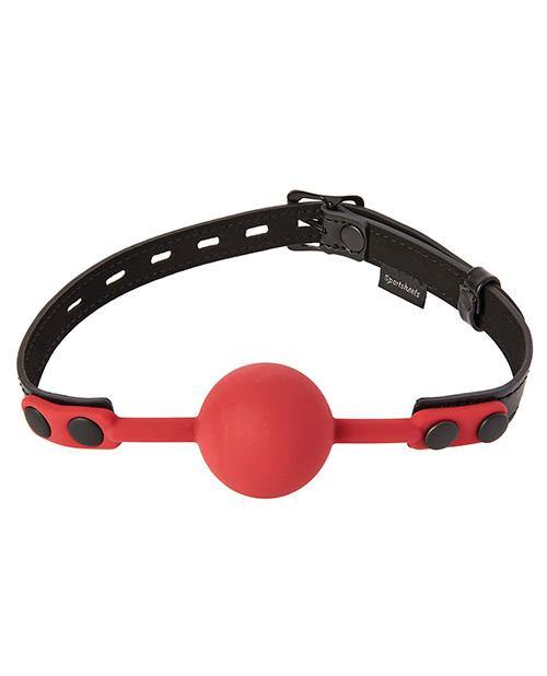 Sportsheets Saffron Adjustable Locking Silicone Ball Gag - Buy At Luxury Toy X - Free 3-Day Shipping