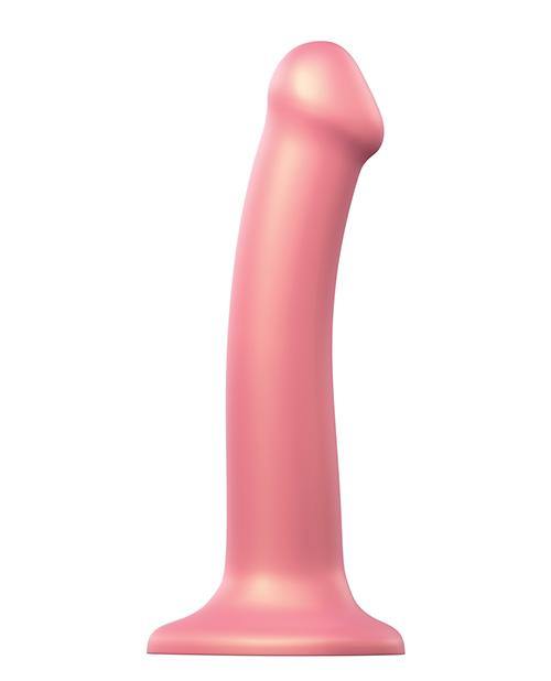 Strap-On-Me Metallic Shine Collection Soft Single-Density Silicone Dildo - Buy At Luxury Toy X - Free 3-Day Shipping