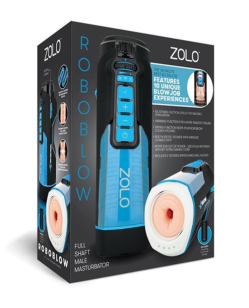 ZOLO Blowbot Full Shaft Male Blowjob Masturbator - Buy At Luxury Toy X - Free 3-Day Shipping